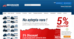 Desktop Screenshot of becomagri.ro