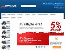 Tablet Screenshot of becomagri.ro